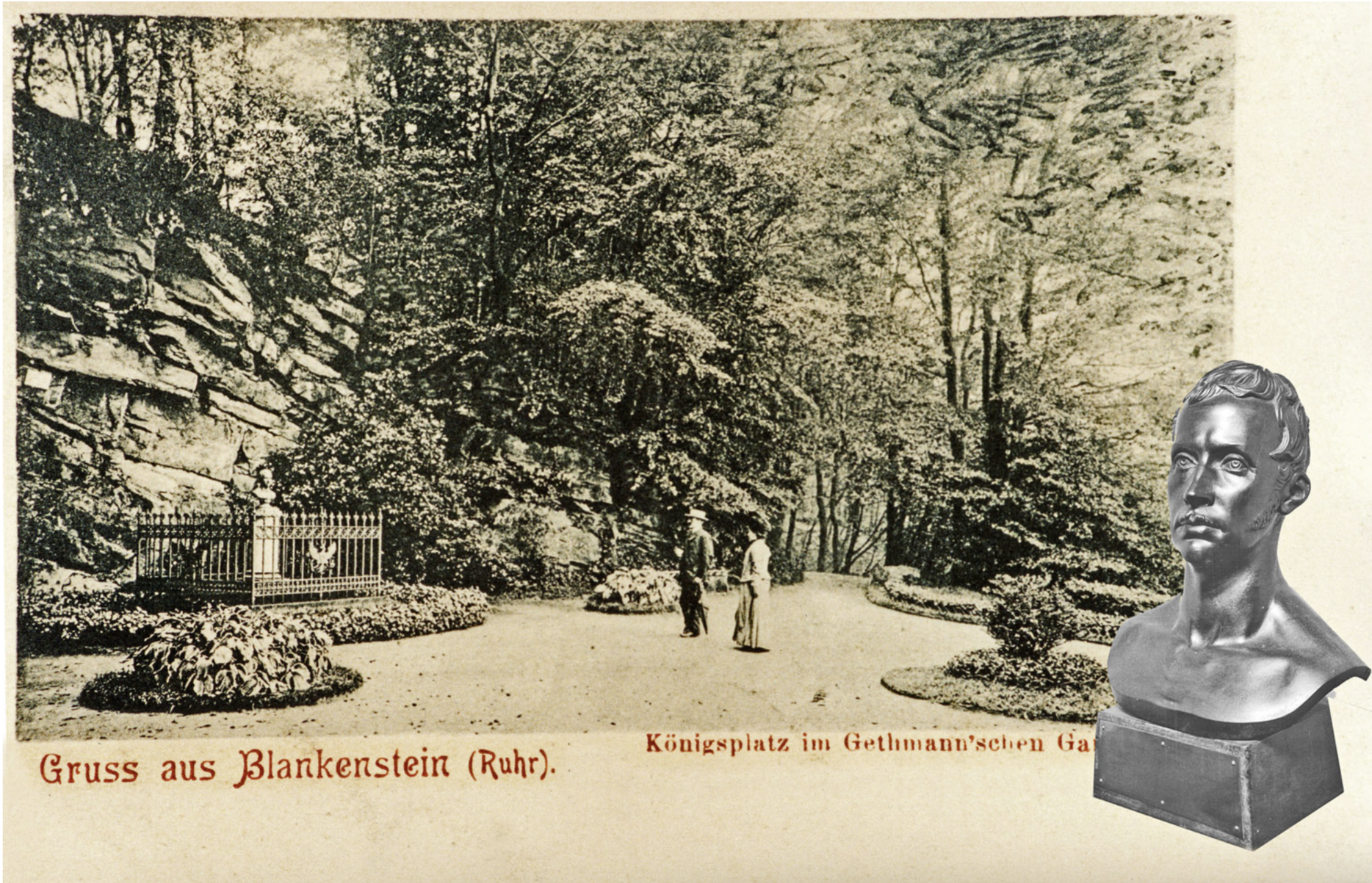 Postkarte aus Hattingen Blankenstein